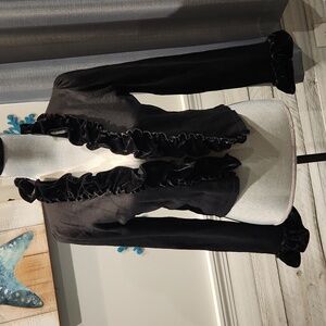 NWOT INC International Concepts Women's sz L open front crop Sweater